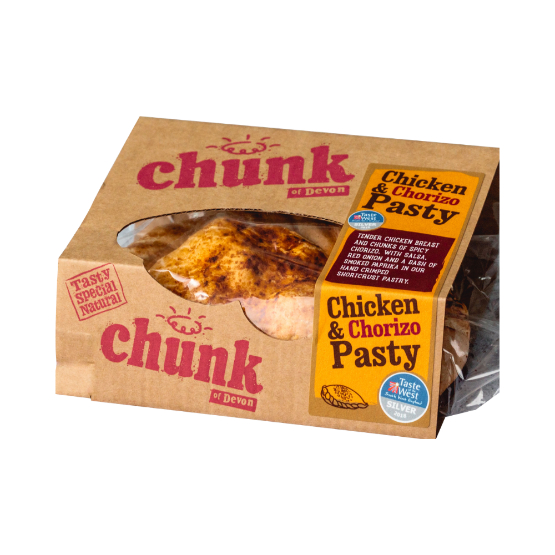 Chunk Chicken and Chorizo Pasty