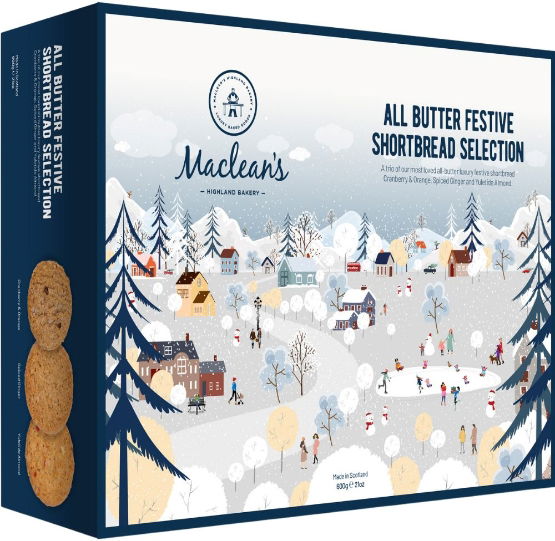 Maclean's Highland Bakery Scottish Festive Shortbread Selection Pack