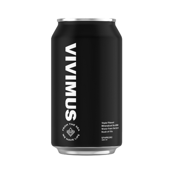 Vivimus Sparkling Water Re-sealable Can