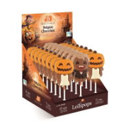 Belfine- Milk Choc Pumpkin Penny&Vampire Lollipop (24x35g)