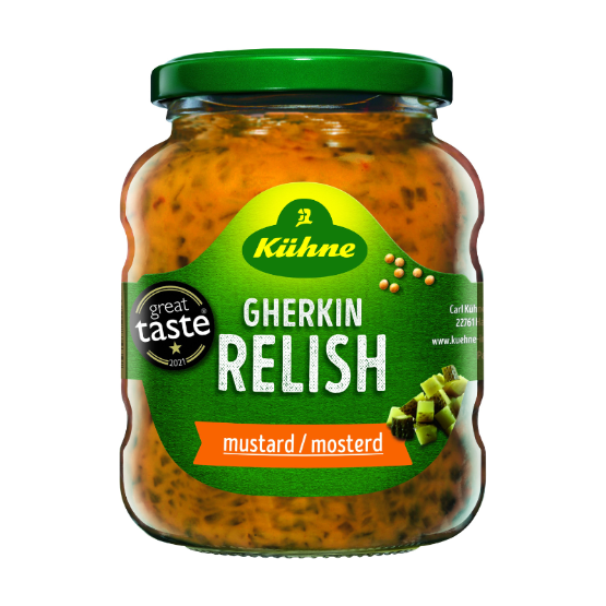 Kuhne Gherkin Relish, Mustard