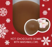 Cocoba - Hot Chocolate Bombe Christmas Bauble (12 x 50g)