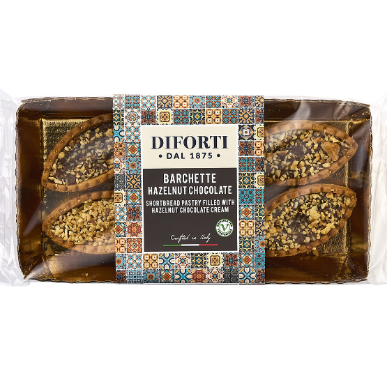 Diforti Barchette Hazelnut Chocolate