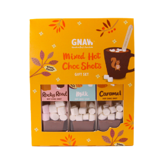 Gnaw - Mixed Hot Choc Shot Giftbox (6 x 135g)