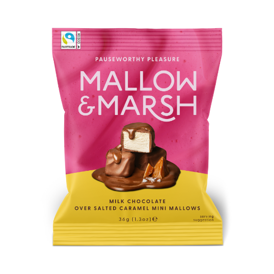 Mallow & Marsh Salted Caramel & Milk Chocolate Mini Mallows