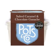 Pots & Co - GF Salted Caramel & Chocolate Ganache (4 x 90g)