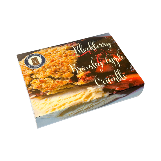 Buxton Pudding Co Apple & Blackberry Crumble Family Pudding