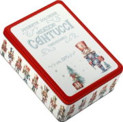 Gadeschi Cantucci Biscuits Red Nutracker Tin