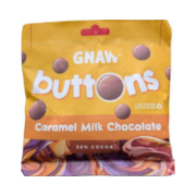 Gnaw - Caramel Chocolate Buttons (6 x 100g) **AVAILABLE NOVEMBER**