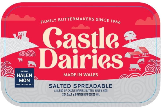 Castle Dairies Spreadable West Country Butter