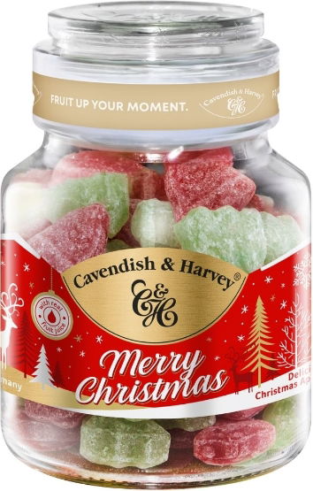 Cavendish & Harvey Christmas Jar Apple & Plum