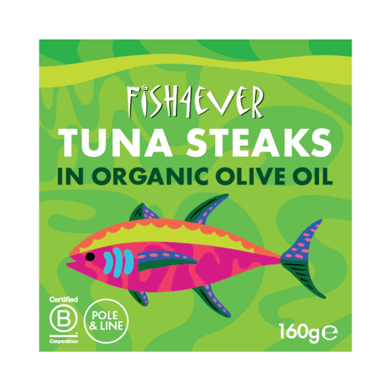 Fish4Ever Skipjack Tuna Steaks in Olive Oil