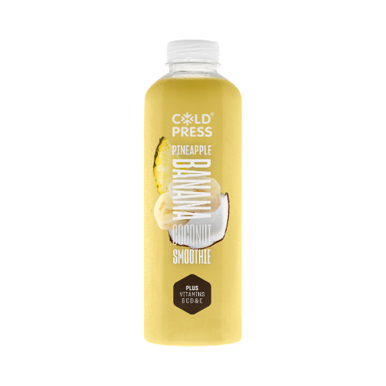 Cold Press Juices Pineapple, Coconut & Banana Smoothie