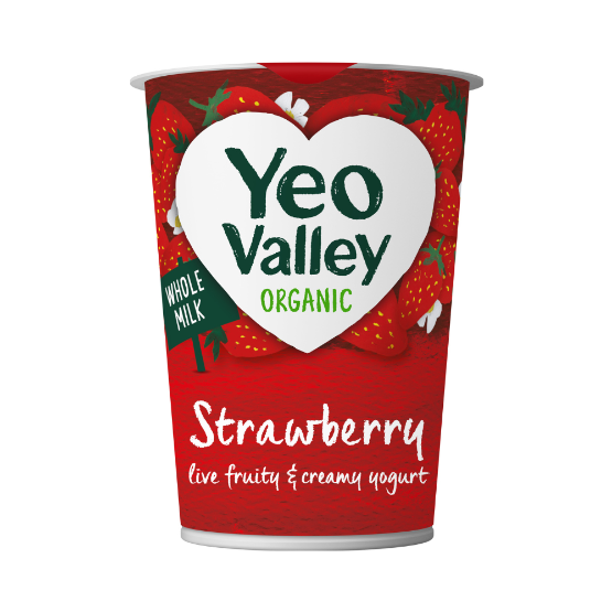 Yeo Valley Wholemilk Strawberry Yoghurt