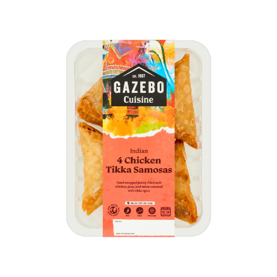 Gazebo - Chicken Tikka Samosas (4pck) (6 x 160g)