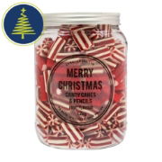 The Candy House - Candy Cane & Strawberry Pencil Jar (6 x 1.2kg)