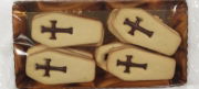 Diforti Light Chocolate Coffin Biscuits with Hazelnut Chocolate Filling
