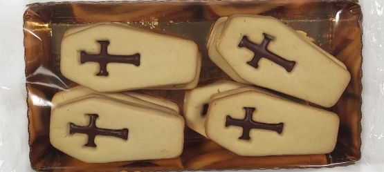Diforti Light Chocolate Coffin Biscuits with Hazelnut Chocolate Filling