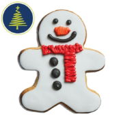 Original Baker - Christmas Snowman Vanilla Biscuit (15 x 75g e)