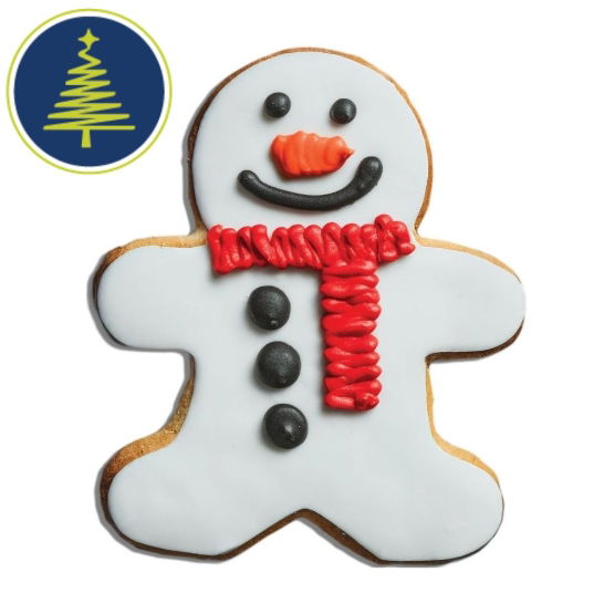 Original Baker - Christmas Snowman Vanilla Biscuit (15 x 75g e)