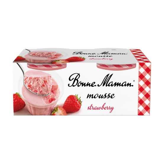 Bonne Maman Strawberry Mousse Twin Pot