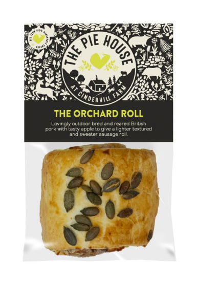 Cinderhill Farm - Orchard Roll (Pork w/Apple) (1 x 180g)