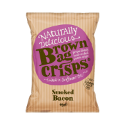 Brown Bag Crisps Smoked Bacon Crisps