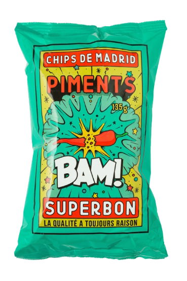 Superbon Chips - GF Pimento (14 x 135g)