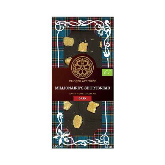 The Chocolate Tree Millionaire's Shortbread Chocolate Bar