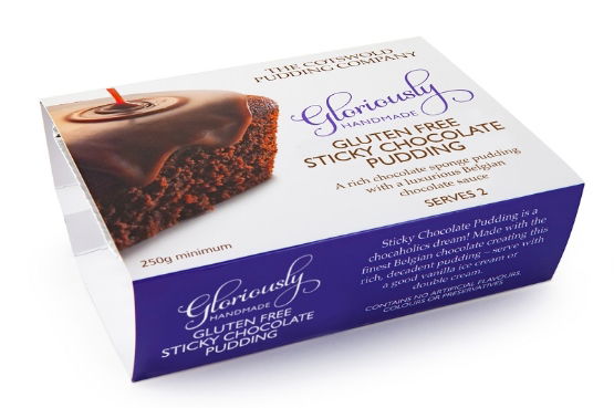 Cotswold Pudding Co - GF Sticky Chocolate Pudding (1 x 250g)