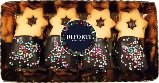 Diforti Shooting Stars Coated in Milk Chocolate