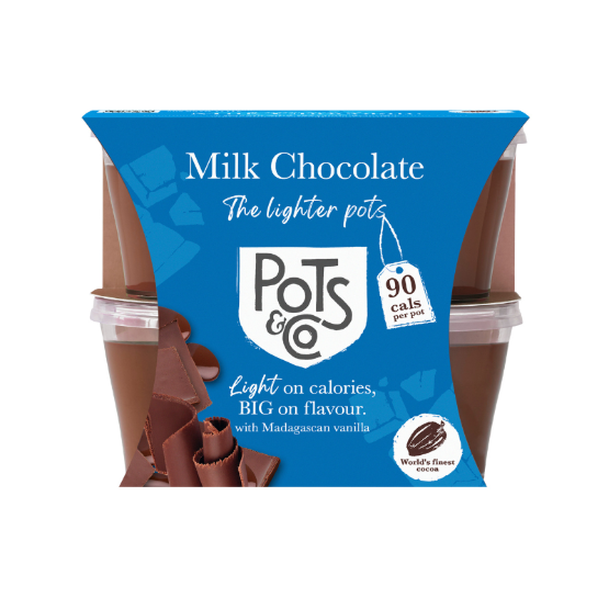 ## Pots & Co - Milk Choc & Vanilla Ganache 4pk (4 x 4 x 45g)