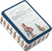 Gadeschi Amaretti Biscuits Blue Nutcracker Tin