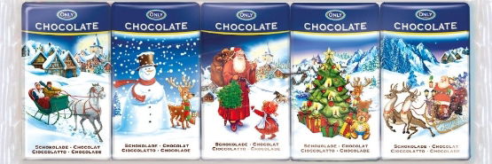 Bysel Chocolate Christmas Bars