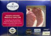 ## Ramsay - Smoked Ayrshire Middle Bacon (10 x 200g)