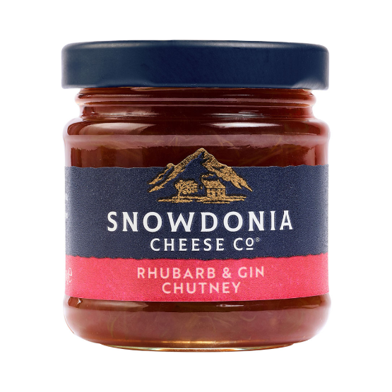 Snowdonia Rhubarb & Gin Chutney