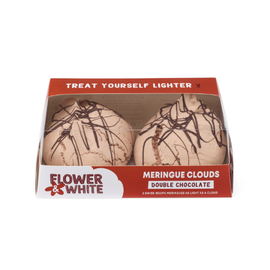 Flower & White - GF Double Chocolate Cloud (Twin Box) (8 x 130g)