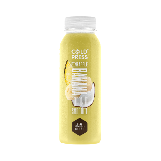 Cold Press Juices Pineapple, Coconut & Banana Smoothie