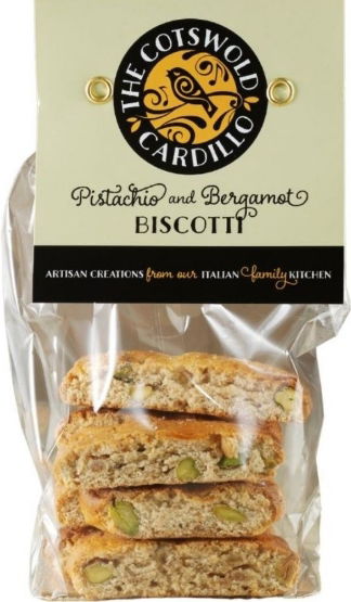 Cotswold Cardillo Biscotti Bergamotto & Pistachio