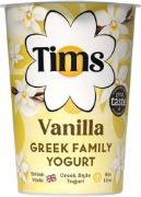 Tims Vanilla Greek Style Family Yogurt