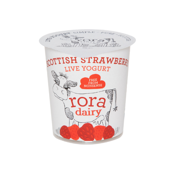 Rora Dairy - Scottish Strawberry Yoghurt (12 x 150g) 