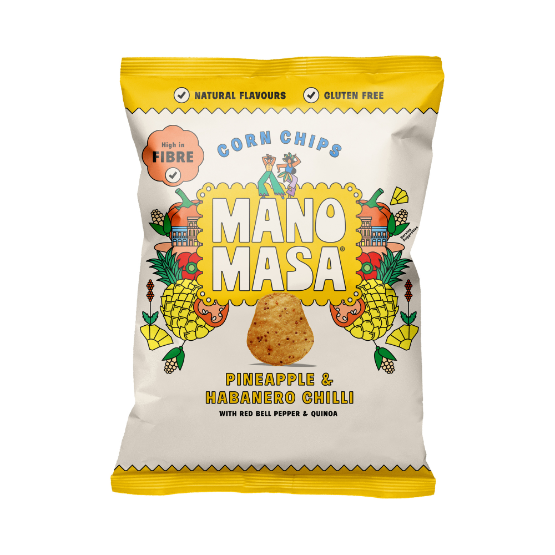 Manomasa Pineapple & Habanero Chilli Tortilla Chips