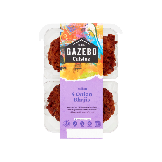 ## Gazebo - Onion Bhaji (4pck) (6 x 160g)