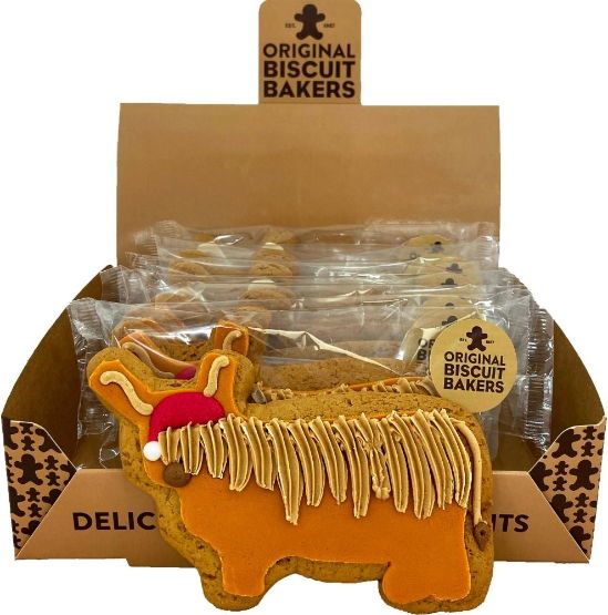 Original Biscuit Bakers Christmas Highland Cow