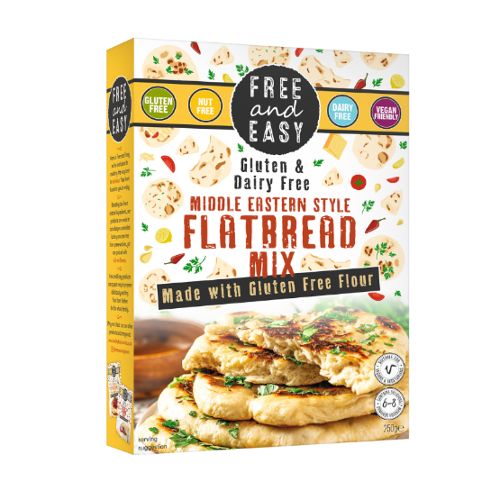 Free and Easy - GF Flatbread Mix (4 x 250g)