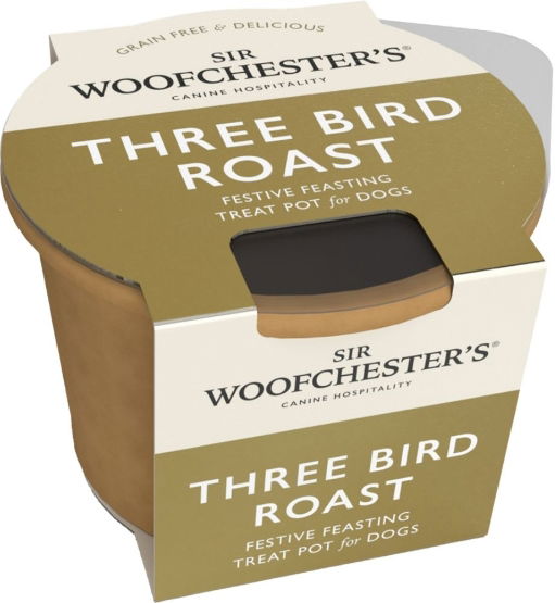 Sir Woofchester's Three Bird Roast Treat Pots
