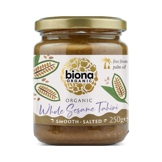 Biona Organic - Whole Sesame Tahini (6 x 250g)