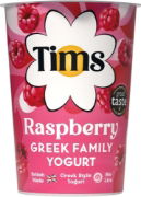 Tims Raspberry Greek Family Yogurt