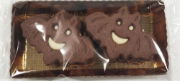 Diforti Bat Biscuits with White Chocolate Filling