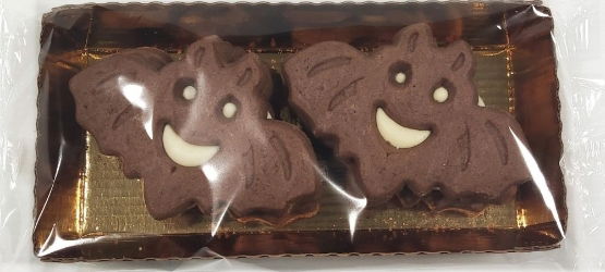 Diforti Bat Biscuits with White Chocolate Filling